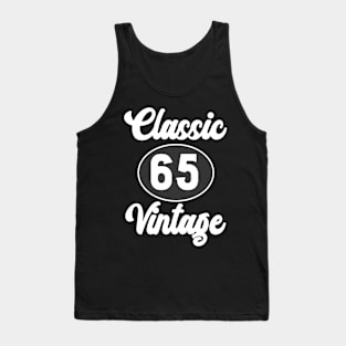 Classic Vintage Born in 1965 Birth Year Legend Tank Top